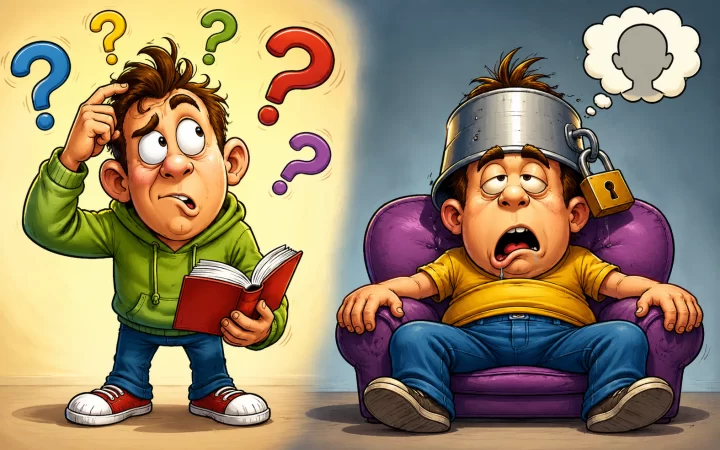 השואל שאלות נראה קצת טיפש, אבל זה שלא שואל שאלות טיפש לגמרי