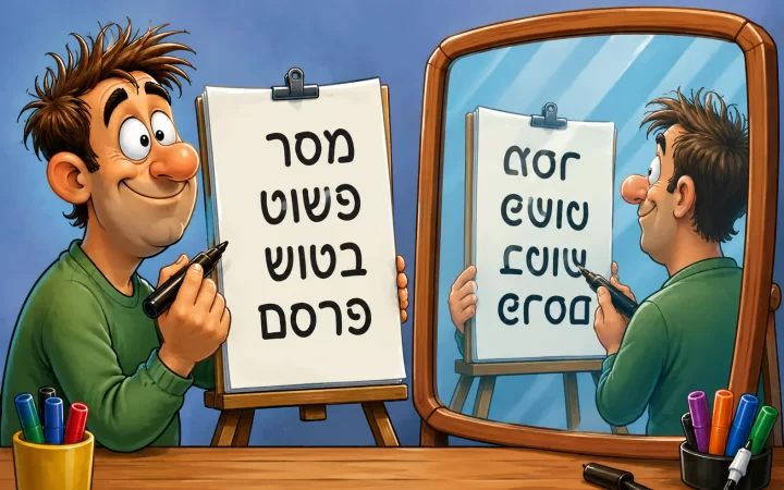 מסר פשוט בטוש פרסם